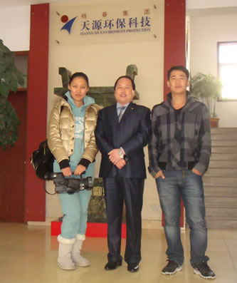 山東電視臺(tái)記者來天源專訪